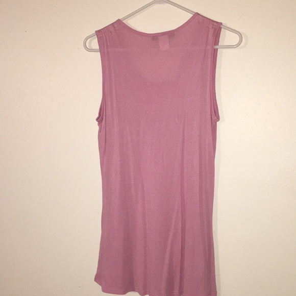 Pink Collection Tank with Rose / Sequin Details - Picture 2 of 2